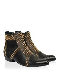 Gold Studded Boot